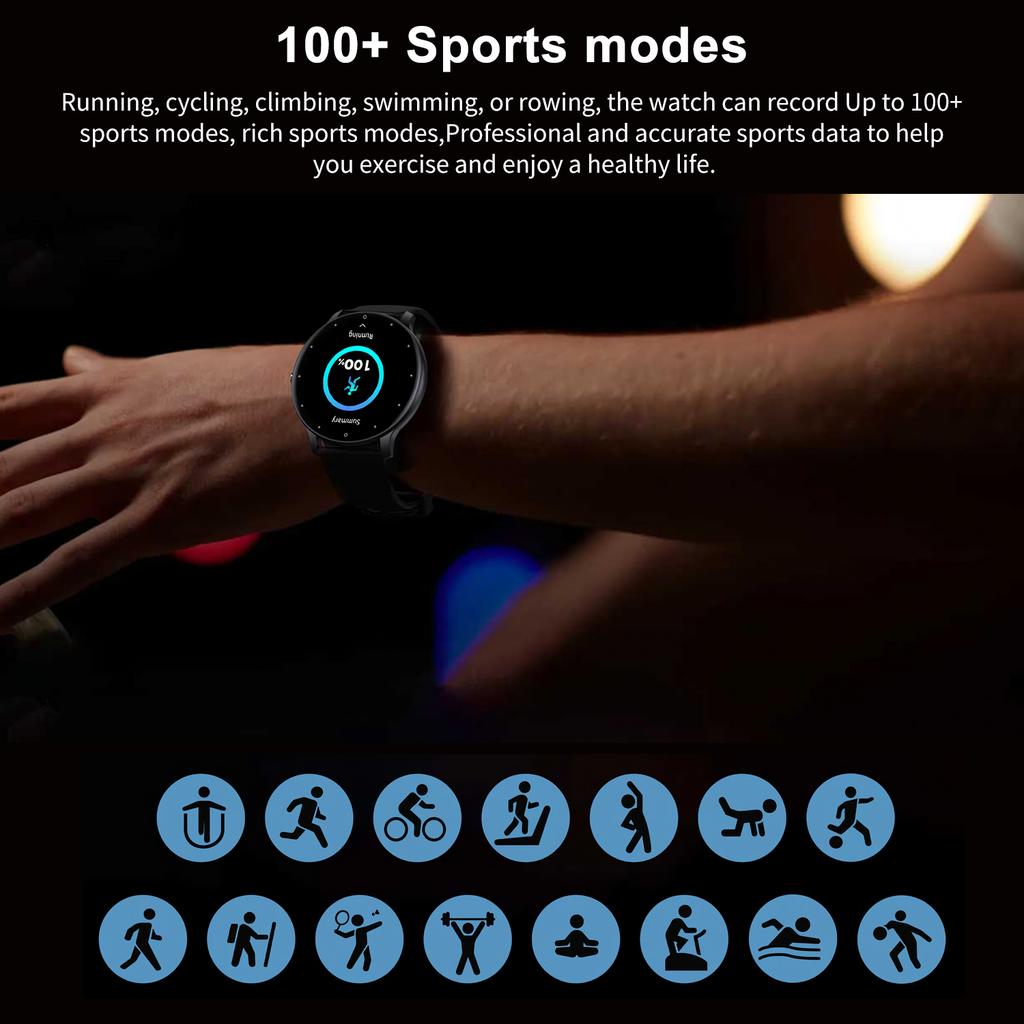 Bluetooth Call Smart Watch For Men Women 24H Heart Rate Monitoring Sports Fitness Tracker IP67 Waterproof Smartwatch New