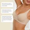 Zeriluna Nude Underwire Non-Padded Bra with Wide Straps - Comfortable, Skin-Friendly Push-Up Lingerie