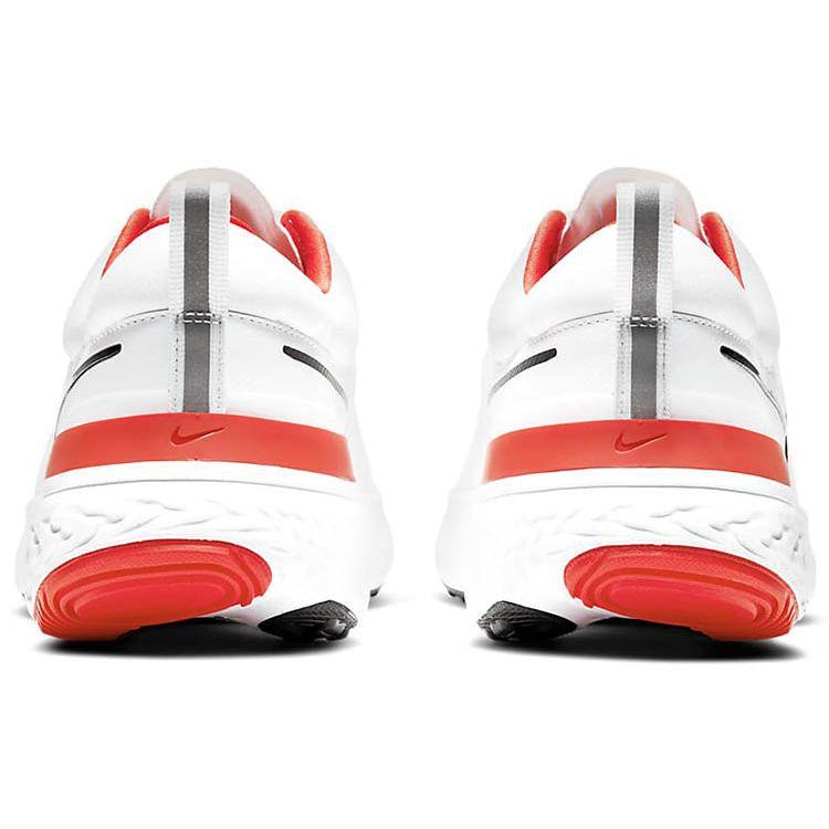 Nike React Miler 2 Sport Minimalist Mesh TPU Shock Absorption Non-Slip Wear-Resistant Low-Top Running Shoes Men sneaker White Red Black CW7121-100