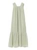 Beams Heart Women's G.GREEN FREE Back Ribbon Jacquard Dress