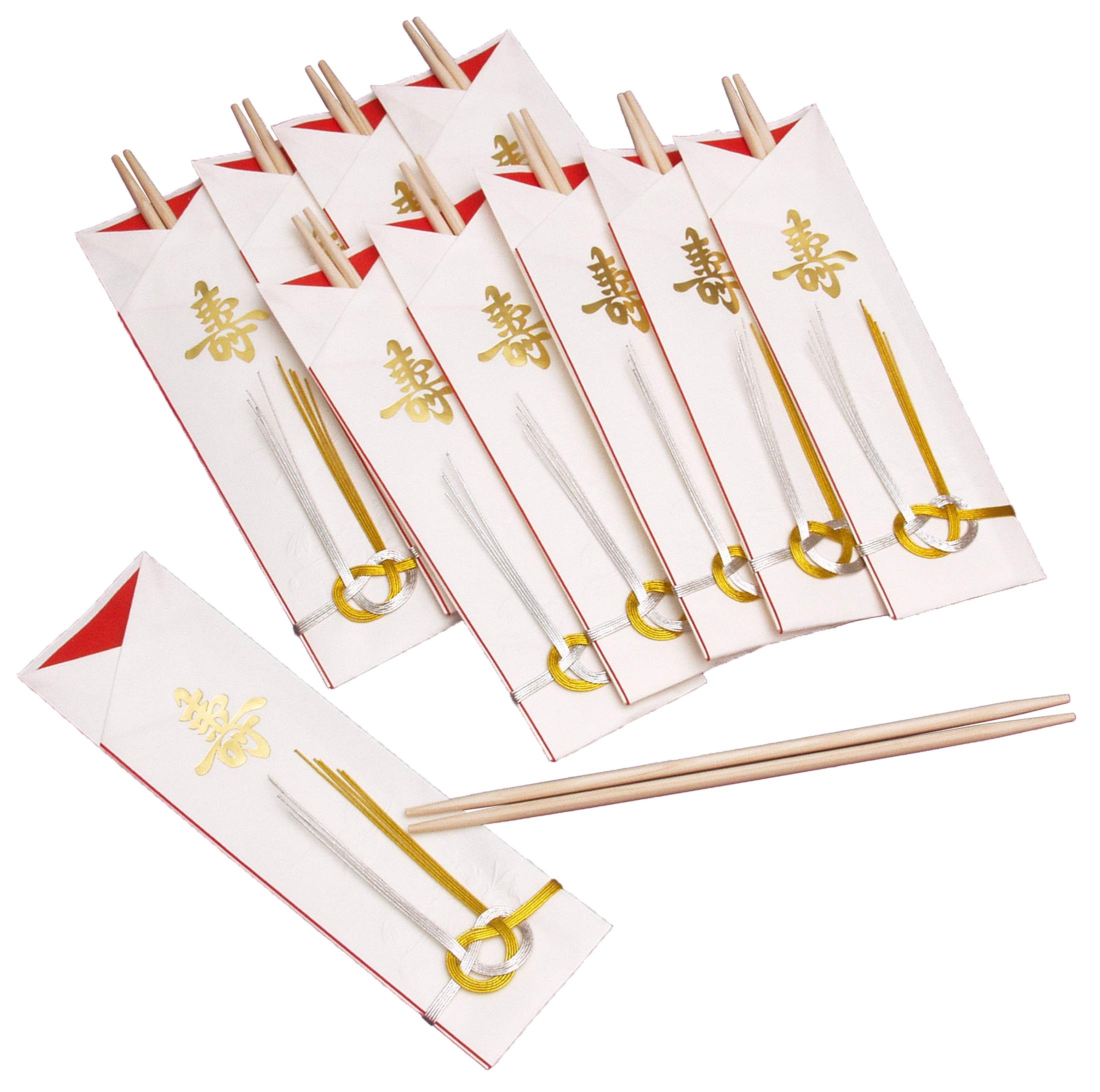 

Sakai Sangyo Hinoki cypress celebratory set of 10 plain wood not dishwasher Japanese-made chopsticks, pairs, 24cm, finish, safe.