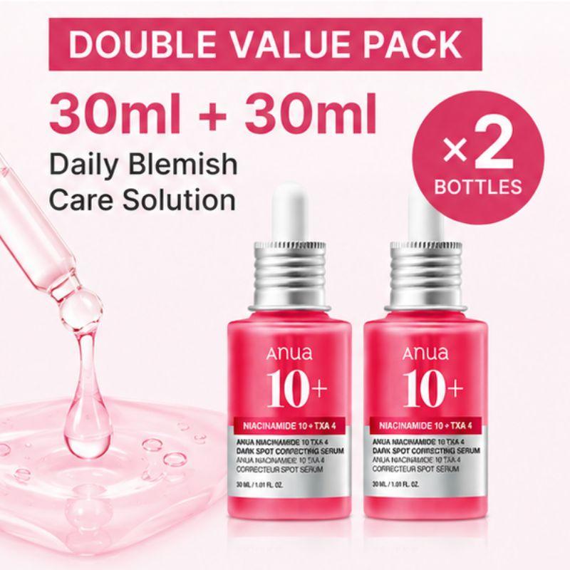 Anua Niacinamide 10% + TXA 4% Dark Spot Blemish Care Serum 30ml Twin Pack (30ml X 2)