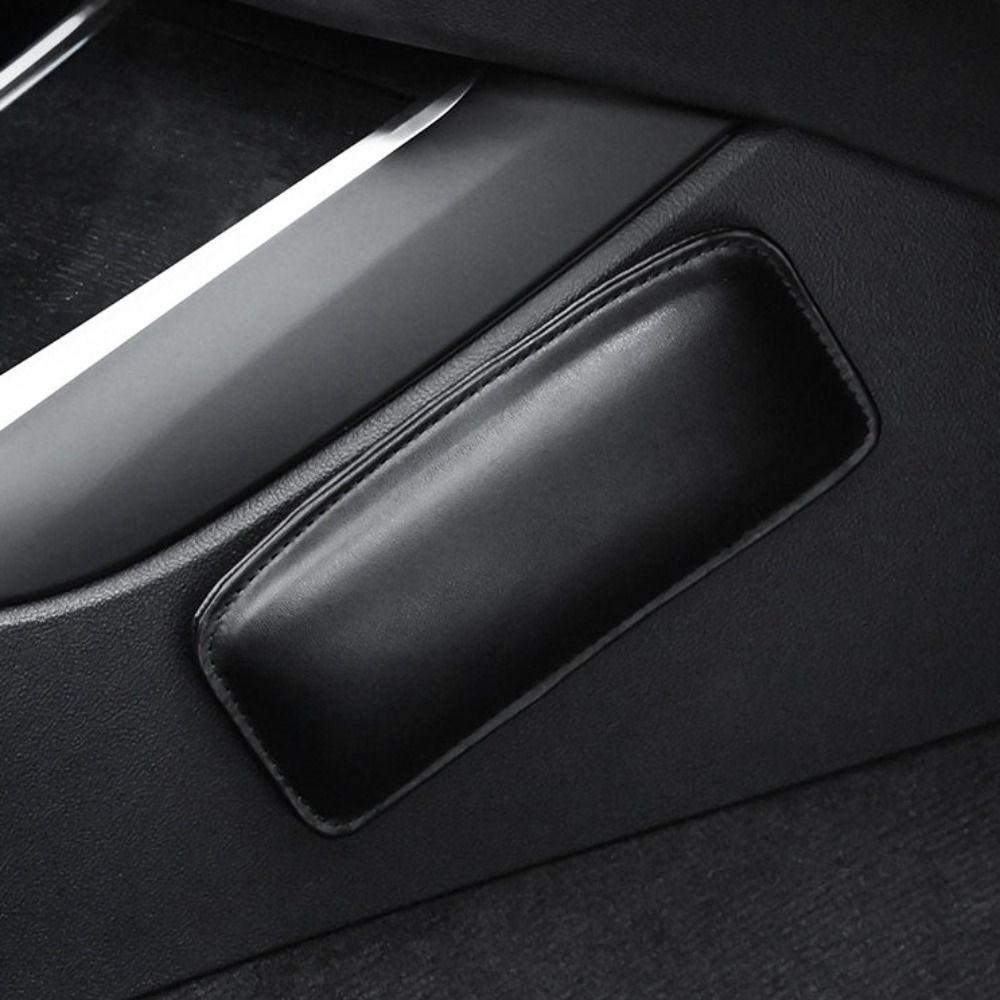 Comfortable Car Knee Cushion PU Leather Memory Foam Universal Interior Pillow Thigh Support Armrest Car Leg Pad Auto Accessories