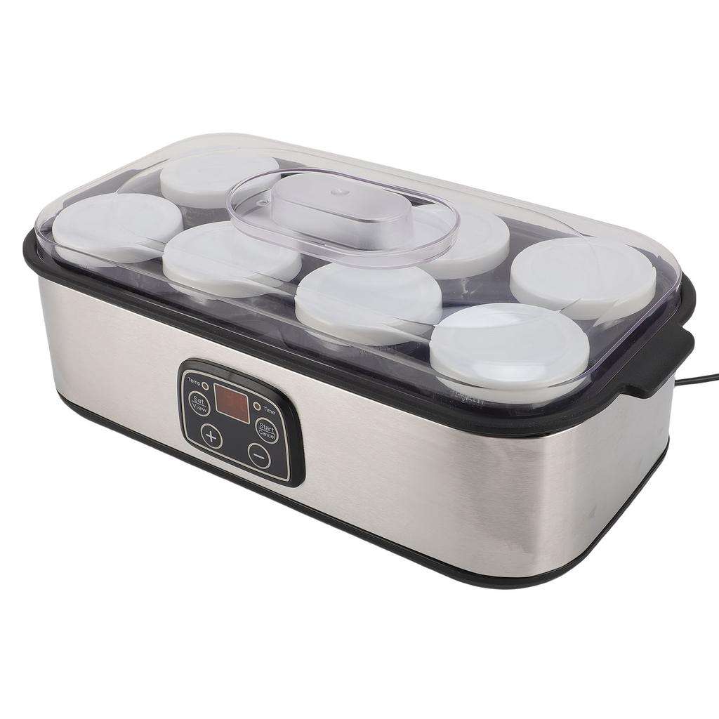 Yogurt Maker Machine Automatic with Adjustable Temperature Time Control LCD Display for Milkshake Jam Ice Cream Pudding