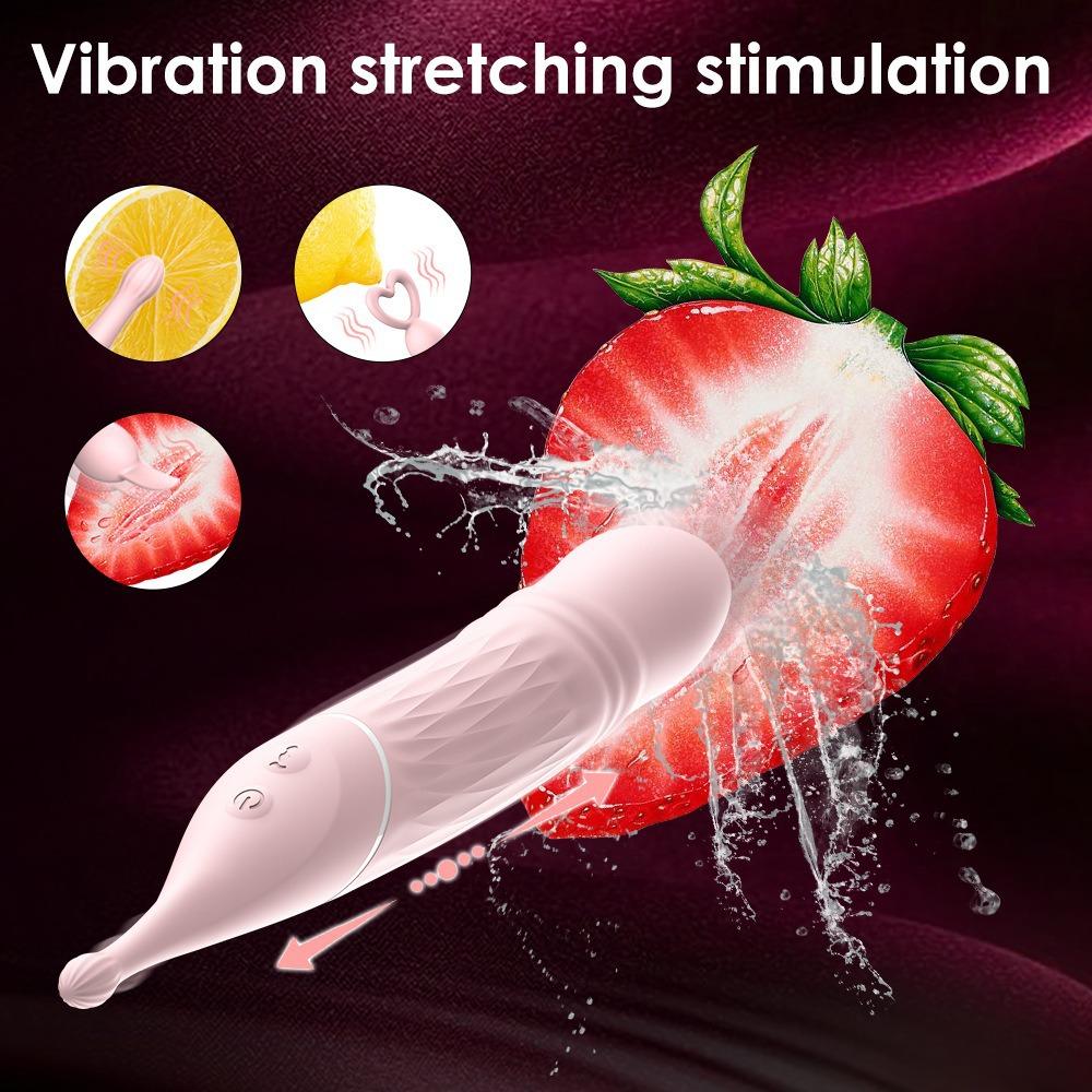 Women's Vibrating Wand Massager - 10 Speeds G-Spot Clitoral Stimulator, Waterproof Silicone Sex Toy for Adults