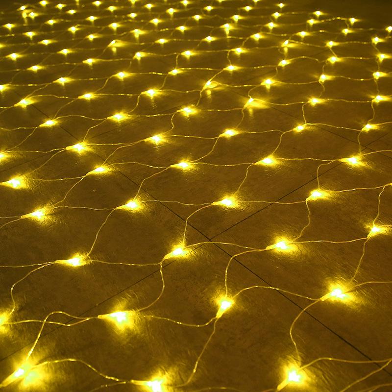 LED Net Solar Fishing Lights for Outdoor Lawn and Hotel Decor