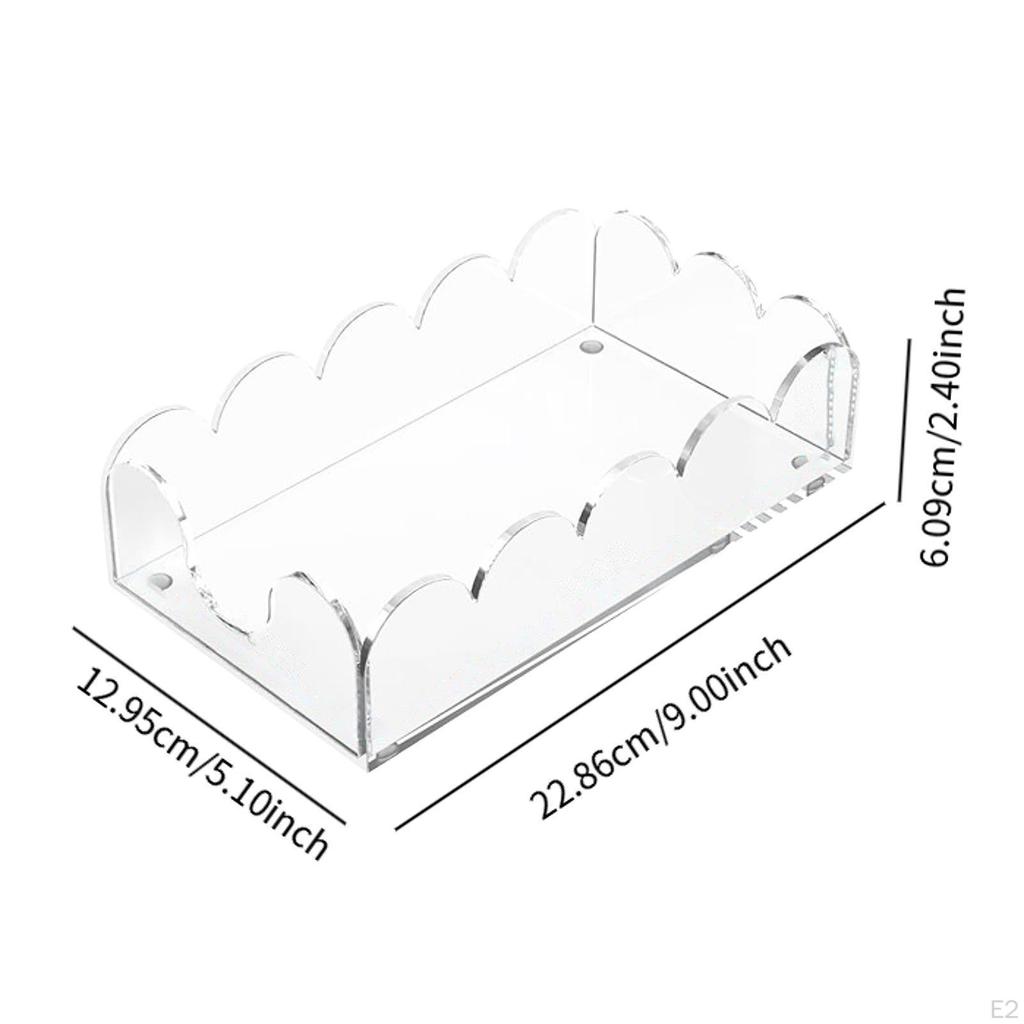 Akrylowy uchwyt na serwetki Taca na ręczniki Różnorodne akcesorium do łazienki w stylu wiejskim