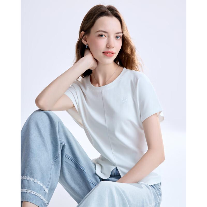 Betu Women's Lyocell Cotton Tie-Waist T-Shirt
