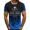 Unisexs Tshirt 3D Cross Graphic Oneck Vintage Casual Tops Printed Unisex Clothing Ropa Hombre Short Sleeve Oversized T Shirts Tees