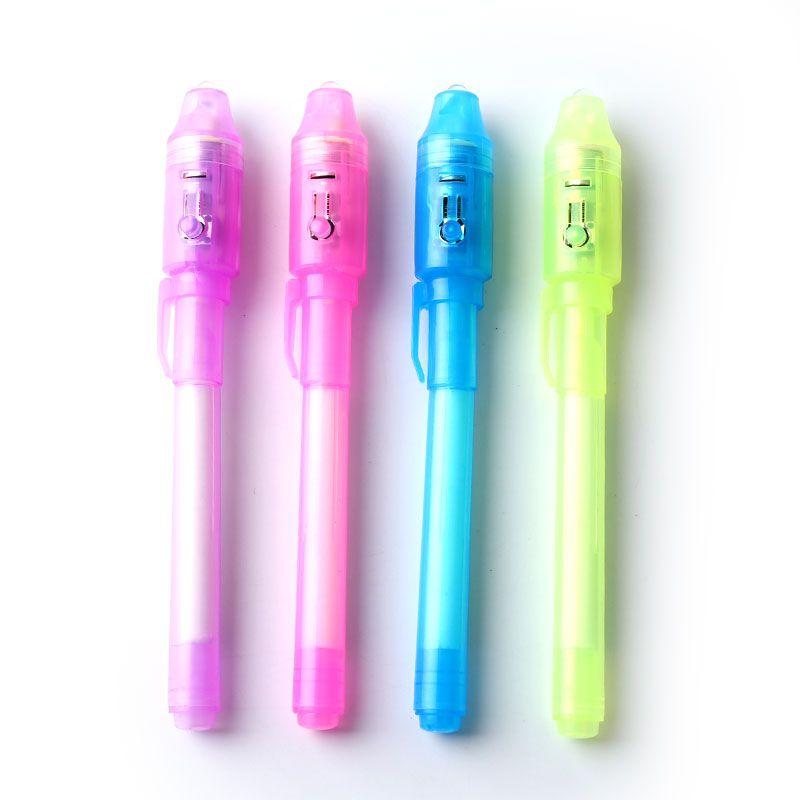 Invisible Fluorescent Pen Led Purple Light Electronic Ultraviolet Highlighter