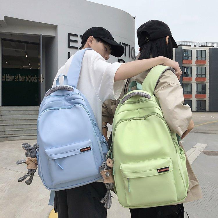 Schoolbag1011 Japanese ins Large Capacity Simple Backpack Lightweight High School Student College Student Backpack Fresh Versatile School Bag