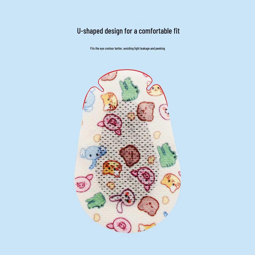 Kinder Amblyopie Augenpflaster - Einweg Vollabdeckung Sehkorrekturmaske für Amblyopie und Schielen Training