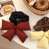 Bowknot Hair Scrunchies Thick Oversized Hair Scrunchy Elegant Hair Rope Scrunchy Women Ponytail Holder