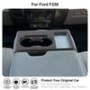 Carbon Fiber Center Cup Holder Panel Cover Trim For Ford F250350450550 15-20
