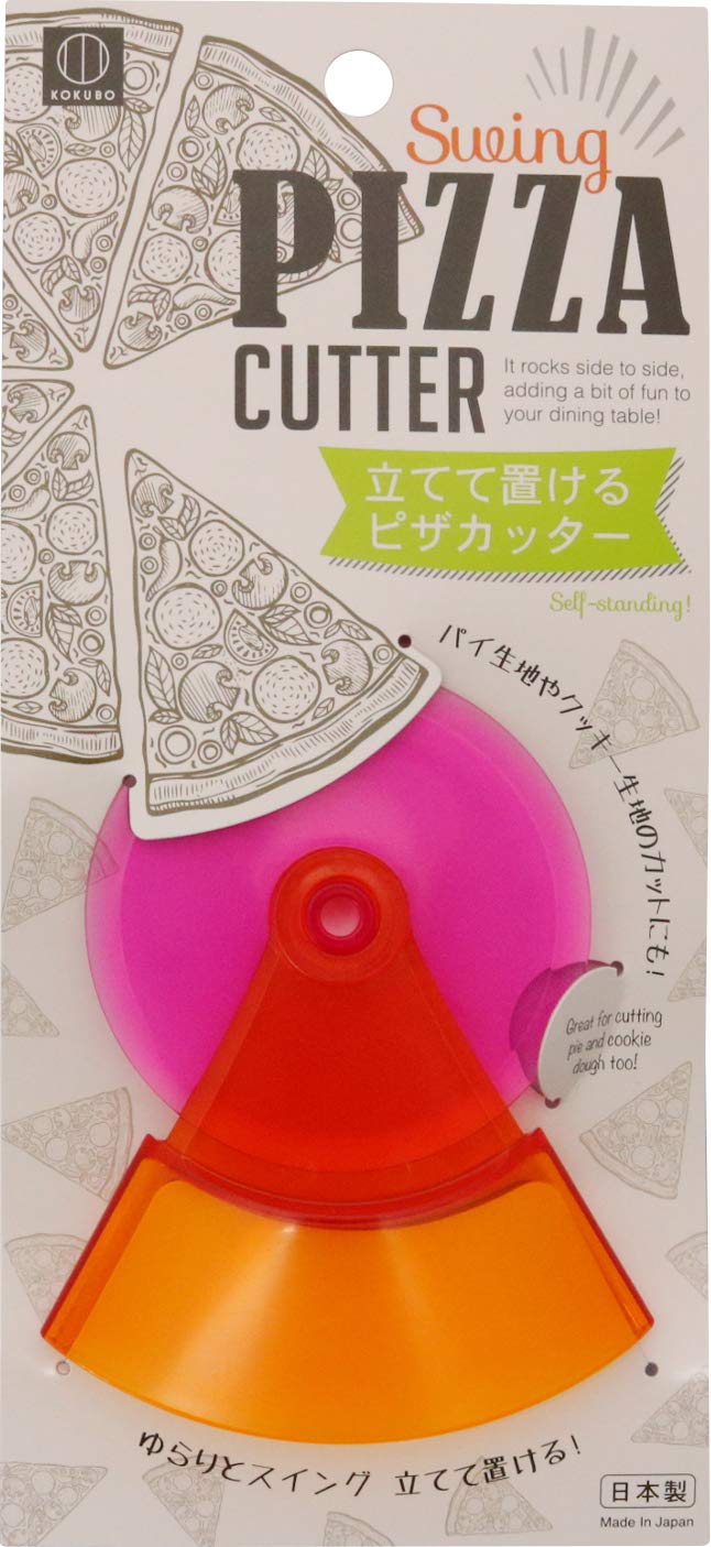 Kokubo Industrial Swing Pizza Cutter with Worm 9 x 2 x Co., Ltd. Function, 11.2 cm, KK-423