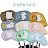 PU Leather Golf Head Protector Cats Pattern Golf Club Covers Golf Iron Head Cover  Outdoor Sports