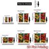 2D flat Photography Backdrop Party Backdrop Colorful Floral Design 100% Polyester Family Party Decoration for Bedroom wall