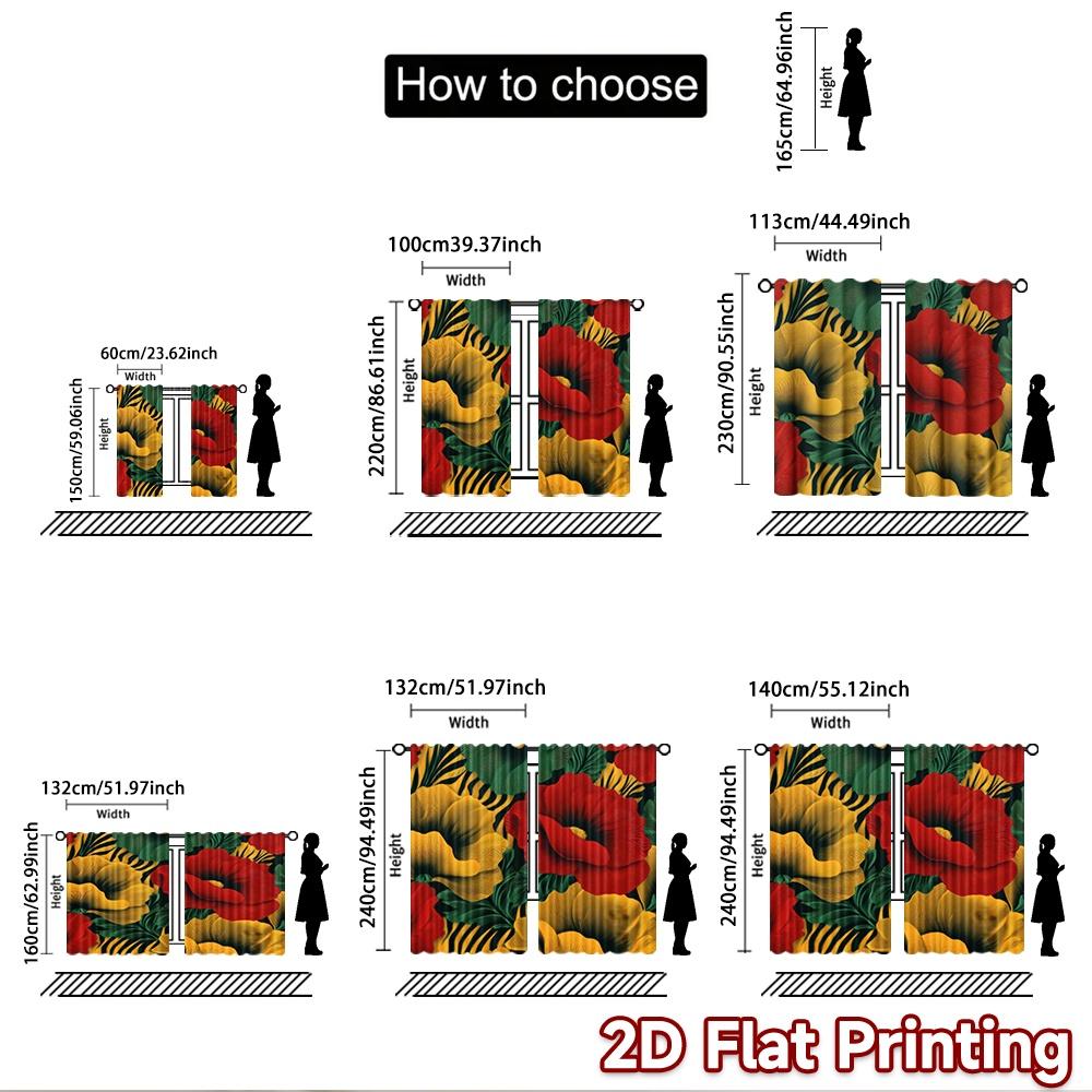 2D flat Photography Backdrop Party Backdrop Colorful Floral Design 100% Polyester Family Party Decoration for Bedroom wall