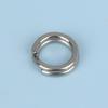 Fishing Split Rings 100Pcs Stainless Steel Lure Rings Saltwater Terminal Tackles Split Rings Fishing Connectors Snap Rings