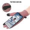 Winter Warm Ski Glove Lining Soft Touch Screen Gloves Unisex Outdoor Cycling Running Gloves Lady Cold-proof Gloves winter gloves