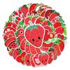 50 Strawberry Fruit Suitcase Stickers - Creative Waterproof Cartoon Decorations for Scooters, Computers, and Tablets