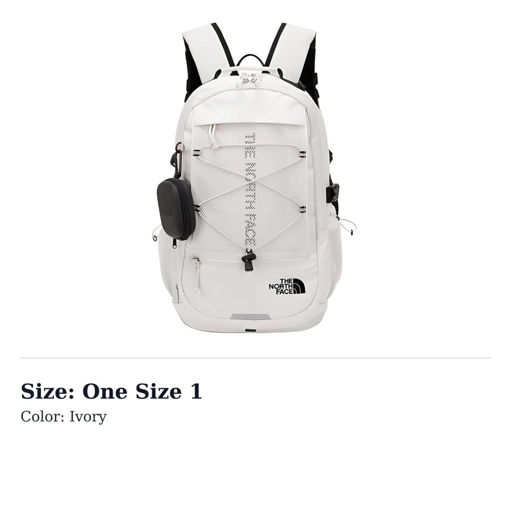 THE NORTH FACE 32L Super Pack II Mini Backpack Ivory NM2DQ02K