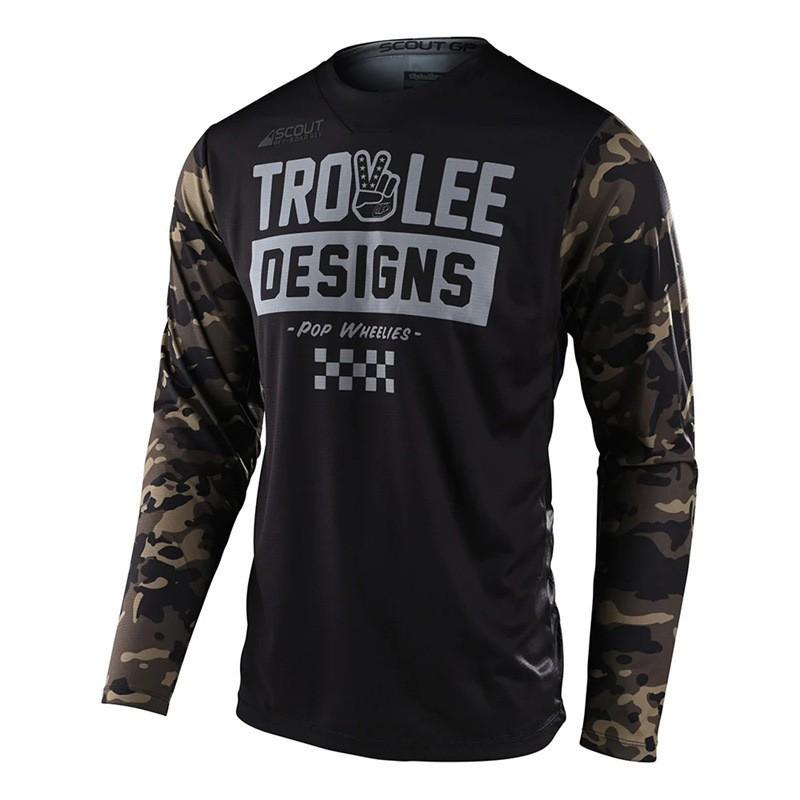 

TROYLEE Cross-road Motorcycle Mountain Bike Breathable Quick-drying Sports Outdoor Long-sleeved Downhill Riding Suit 7XL