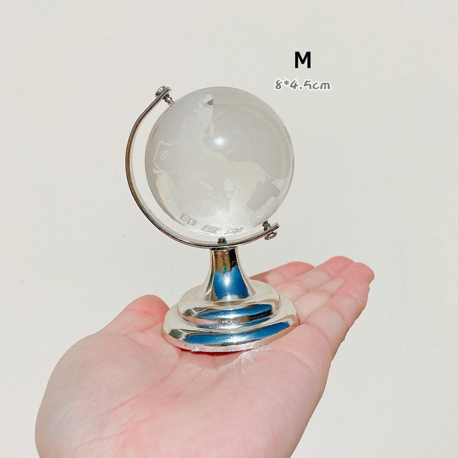 Simple Ins Mini Transparent Globe - Cute Desktop Decor Item for Girls' Heart - Creative Festival Gift