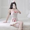 Domila Sexy Lingerie Women's Suit Pajamas Temptation Qqny Wholesale White Nurse Uniform One Piece Hair