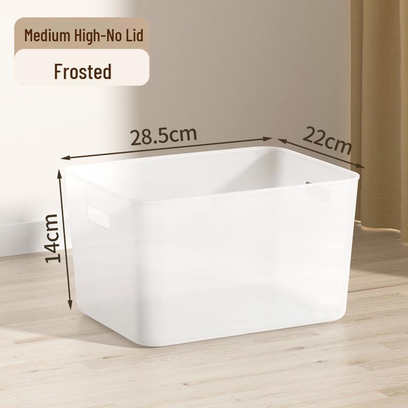 Aufbewahrungsbox aus Kunststoff mit Deckel - Ideal für Kleidung, Snacks und Sonstiges