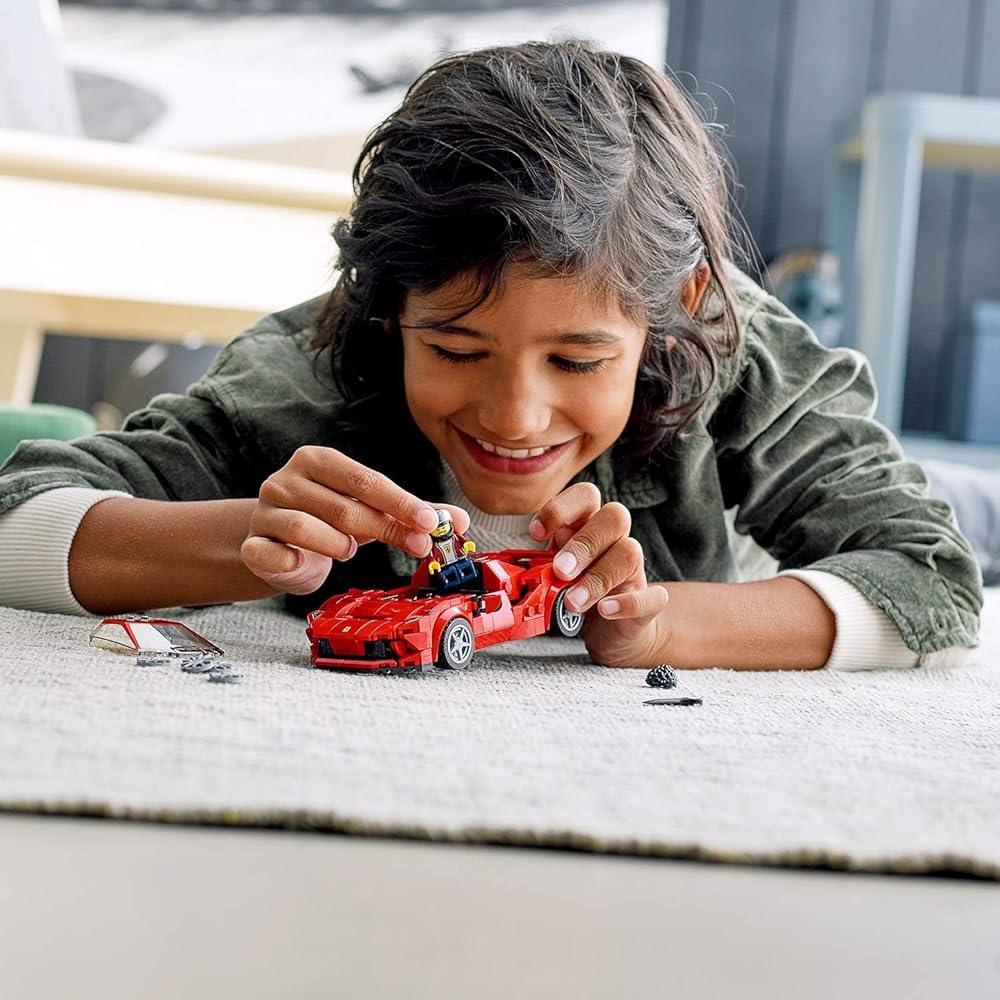 LEGO Speed Champions Ferrari F8 Tributo Building Set 76895, 275 Pieces, for Ages 7 and Up