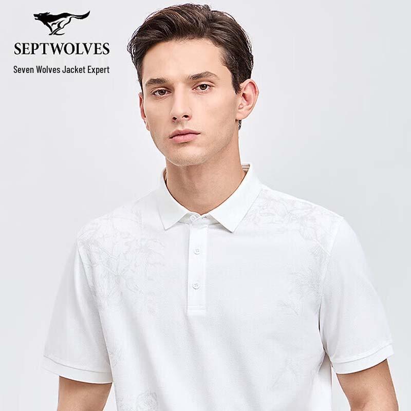 SEPTWOLVES Men s Cooling Short Sleeve Polo Shirt M