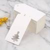 100pcs, Red Christmas Tree Design Kraft Paper Cards for Packaging and Hanging Decorations, Perfect Gift Tags and Ornaments