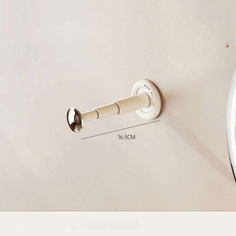 Justerbare Kleshengere Oppbevaringsløsning Enkel Montering Utrekkbar Kleshengerstativ Enkel Montering for Bad og Entréer