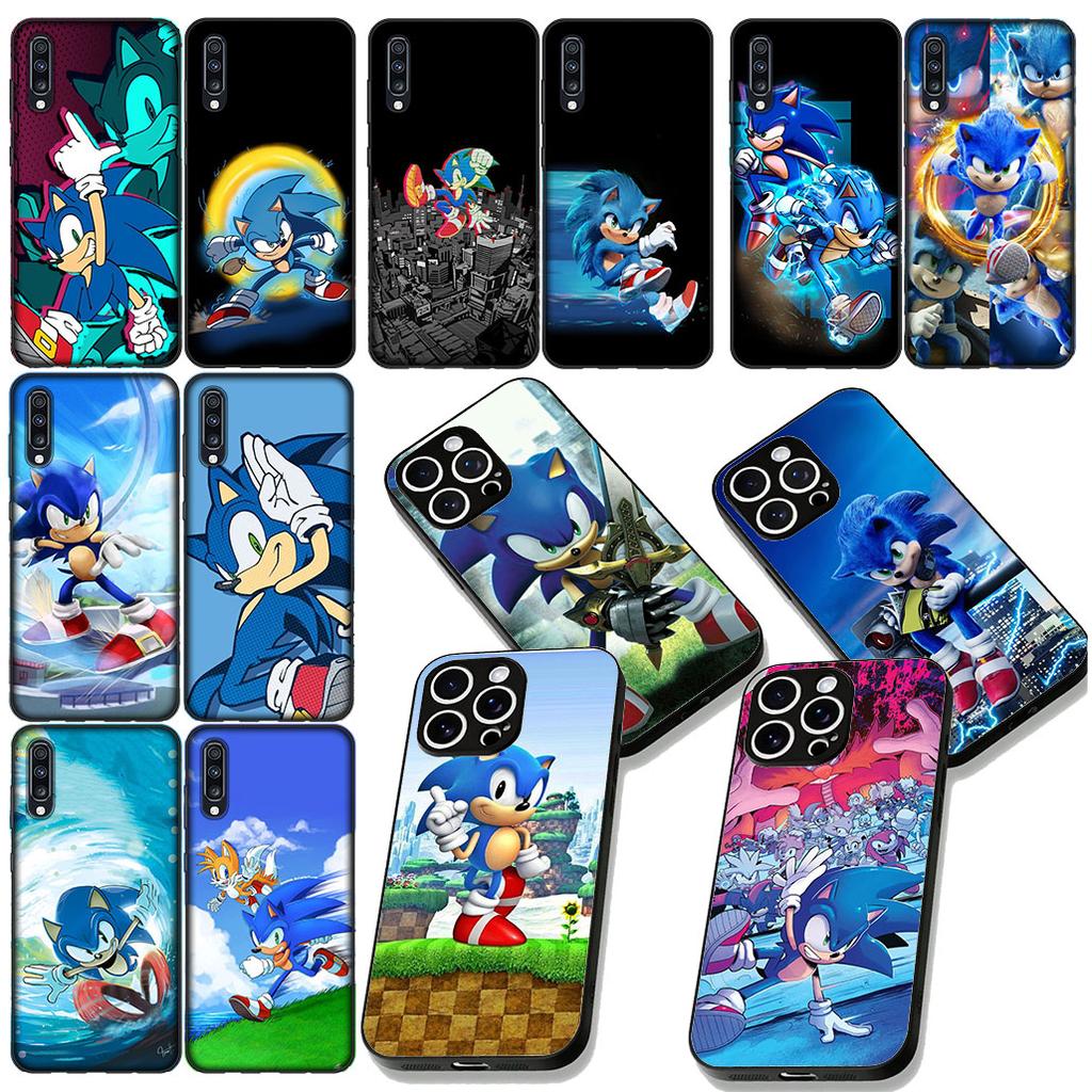 Hedgehog Cartoon S-Sonics Anime Cover for Samsung Galaxy A06 A05 A14 A50 A51 A52 A12 A13 A23 A70 A07 A25 A26 A72 A56 Phone Case