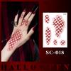 Waterproof Halloween Tattoo Stickers: Realistic Scars, Veins, and Cracks for Face and Arms
