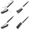 Stainless Steel Bbq Brush With Three Heads For Grill Cleaning And Maintenance