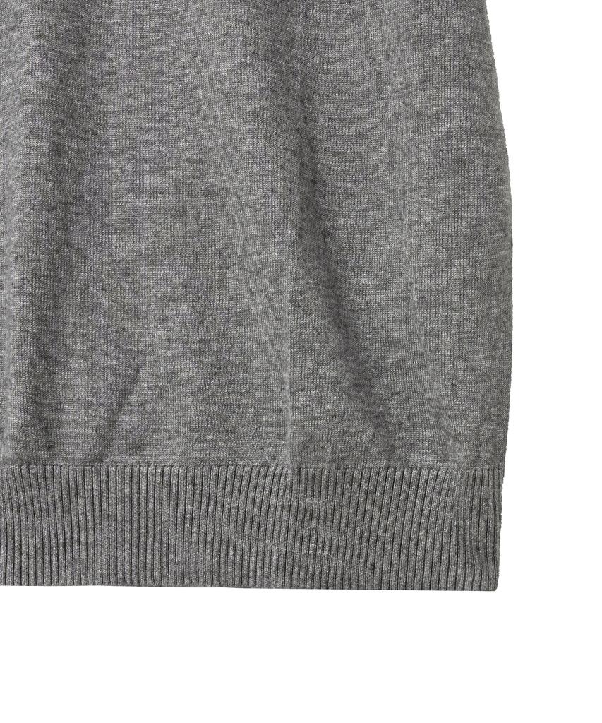 NOIRER Low Cut Polo Knit (Gray)