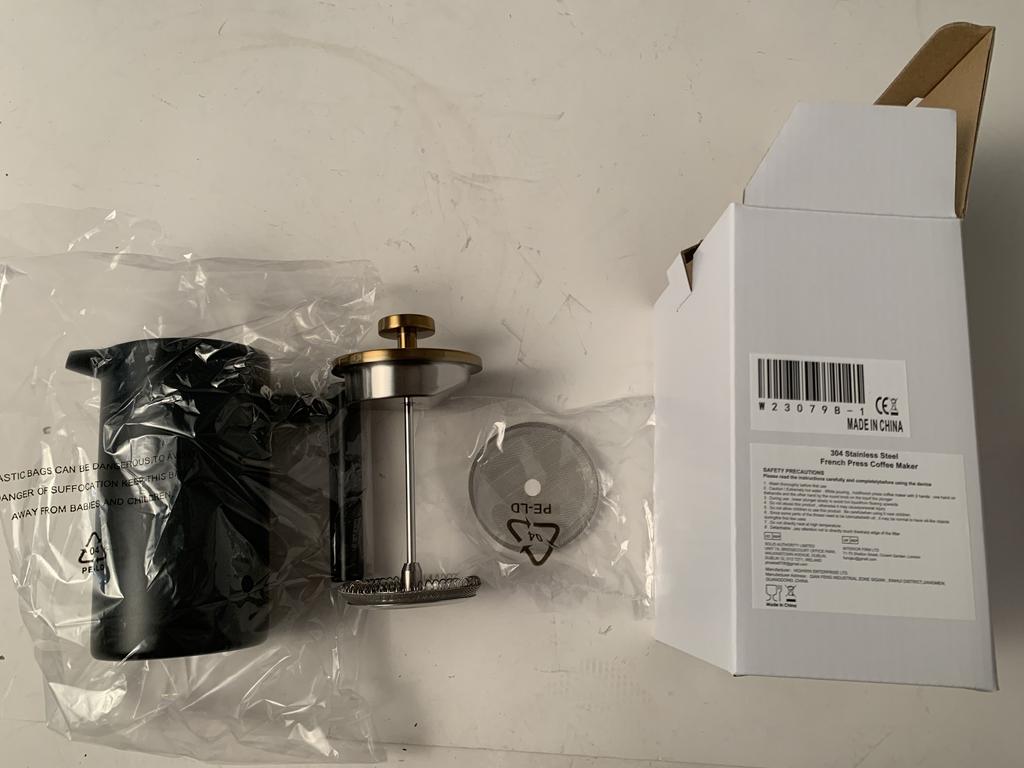 Fransk pressekaffetrakter for hjemmekontor