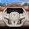 For VOTAH FREE Dream 2024 2025 2026, Car Steering Wheel Cover Leather Ultra-thin Car Handle Covers Interior Decor Accessories