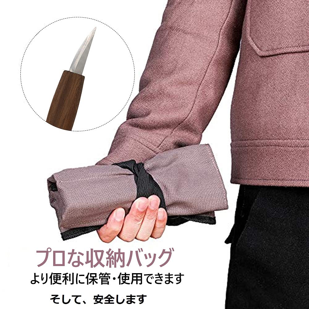 Hinevey Carving Knife Includes Carving Hook Blade Wood Seal Traditional DIY Personal Storage and Gloves Set, 10-Piece Set, Knife, Knife, Sharpener,