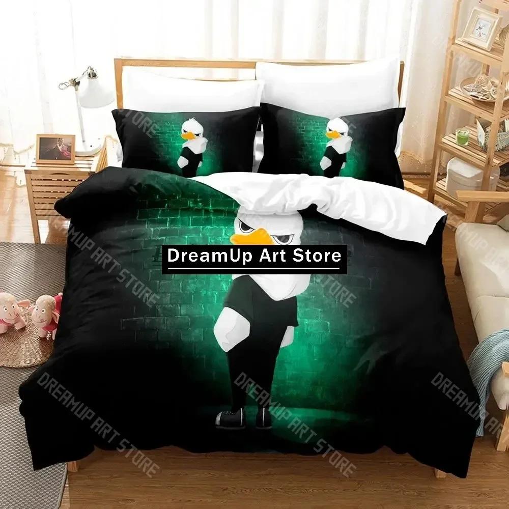 3D Print Black duck Bedding Set Single Twin Full Queen King Size Bed Set Aldult Kid Bedroom Duvetcover Sets