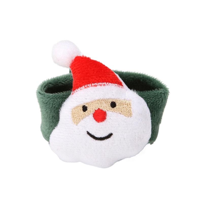 1PC Santa Claus Elk Christmas Hat Christmas Tree Bracelet Cartoon Christmas Bracelet Christmas Gift for Kids