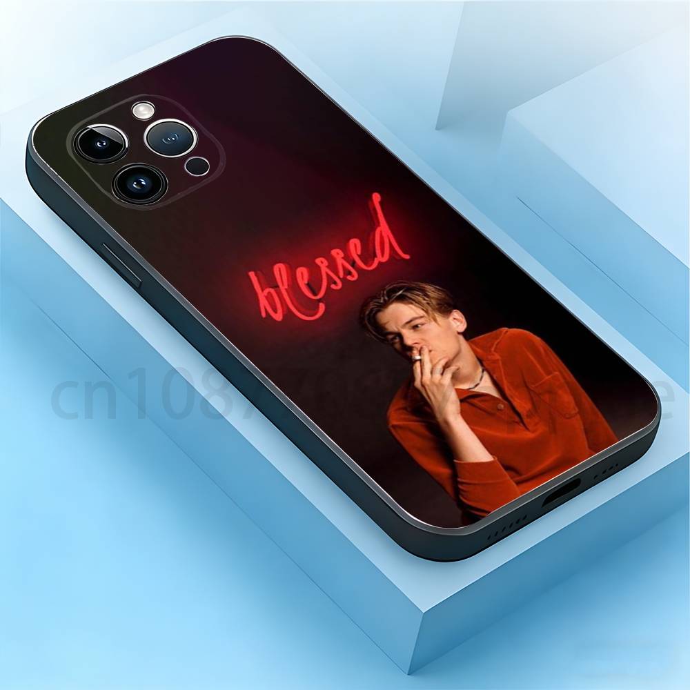 

Leonardo Wilhelm DiCaprio Phone Case For iPhone 17,16,15,14,13,12,11,Plus,Pro Max,Mini,Soft Silicone Black Cover iPhone17