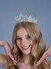 Fashion Crystal Rhinestone Tiaras And Crowns Diadems Headbands For Women Bride Wedding Hair Accessories Jewelry Band