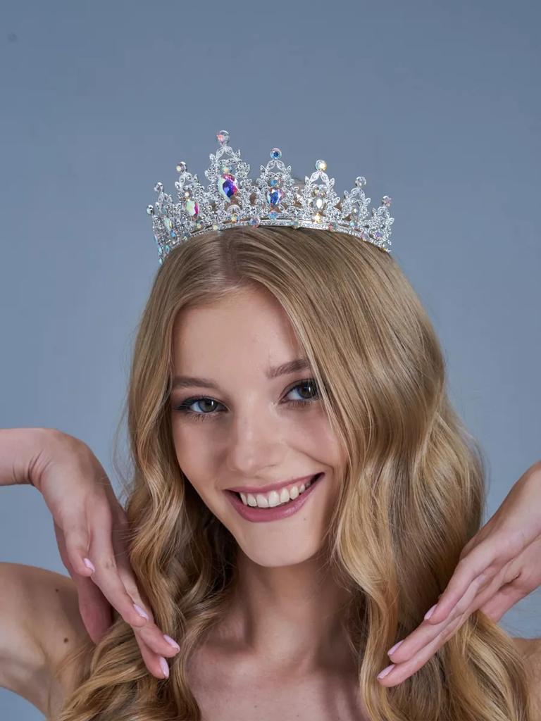 Fashion Crystal Rhinestone Tiaras And Crowns Diadems Headbands For Women Bride Wedding Hair Accessories Jewelry Band