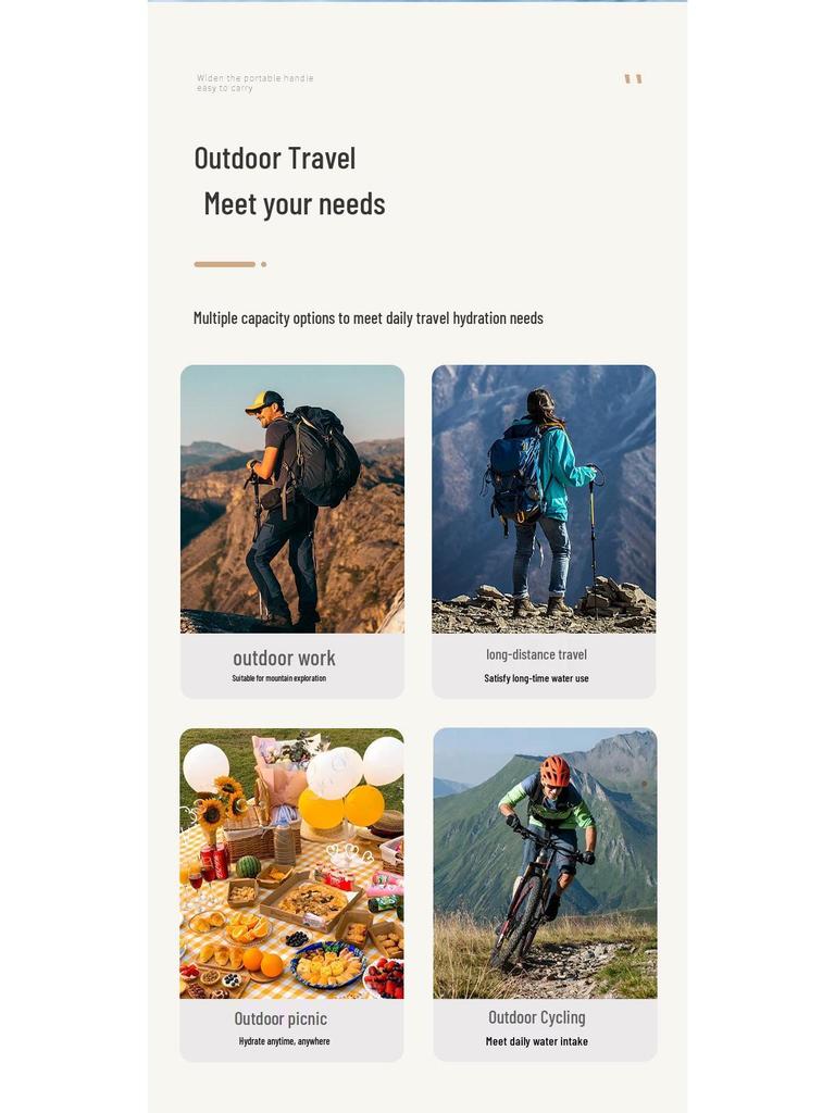 Large Capacity Insulated Stainless Steel Car Cup with Handle and Straw Lid