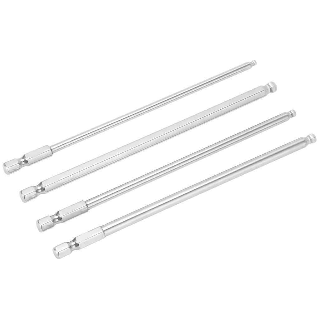 4pcs Hex Screwdriver Bit Set   Steel Magnetic     Head Hex Bits 1Celsius4 Inch Hex Shank