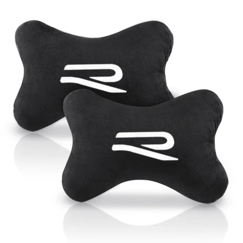 2026 Hot Sticker Car Seat Belt Protect Shoulder Pads Safety Handle Cover Headrest Neck Pillow New R Logo for VW Volkswagen Golf