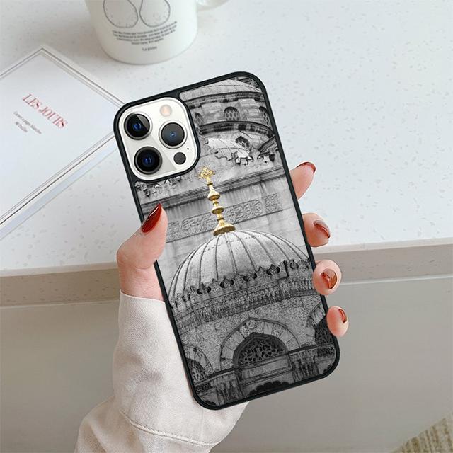 Muslim mosque building Phone Case For iPhone 17 Air 13 12 Cover For Apple 14 15 16 Pro Max Plus Coque